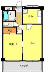 マインハイム5番館の物件間取画像